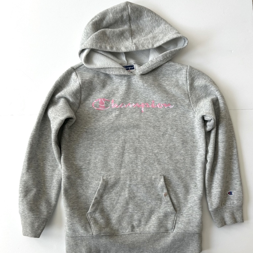Champion Sweatshirt Gray Girls Large